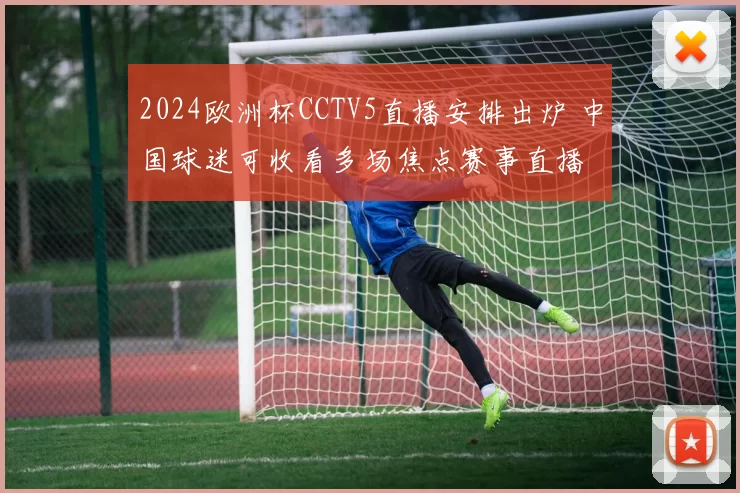 2024欧洲杯CCTV5直播安排出炉 中国球迷可收看多场焦点赛事直播